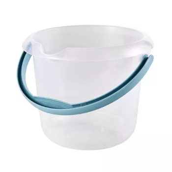Găleată Keeeper Mika cu gura de scurgere, 5 L, Ø24x20 cm, transparentă