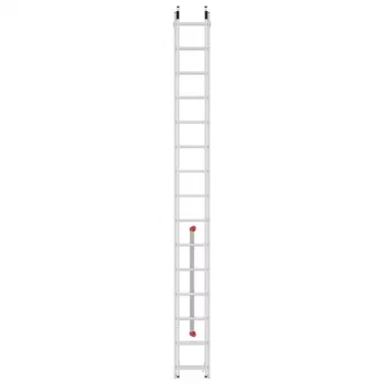 Scară combinată HAILO S80 ProfiStep duo, aluminiu, 2x15 trepte, sarcină max. 150 kg