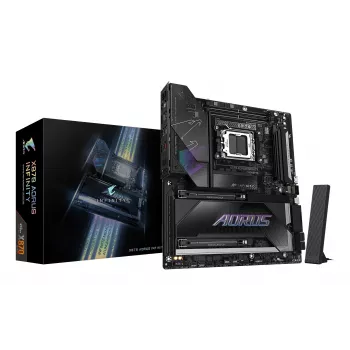 Placă de bază GIGABYTE X870 AORUS INFINITY AM5 Extended ATX, DDR5, 3x M.2, Wi-Fi 7, 5GbE