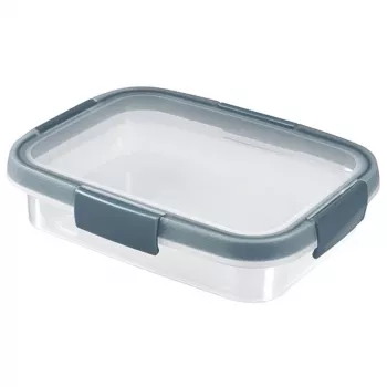 Cutie de păstrare a alimentelor dreptunghiulară CURVER Smart Eco Fresh 0,7L transparentă cu capac verde