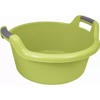 Bol rotund CURVER cu mânere 27L verde