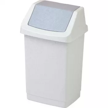 Coș de gunoi CURVER Click-It 9L gri 22,9x18,9x38,1cm
