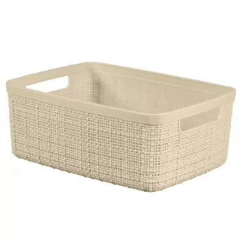 CURVER Coș Jute S 5L 27x20x11cm Crem