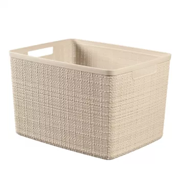 CURVER Coș Jute L 20L 36x28x23cm crem