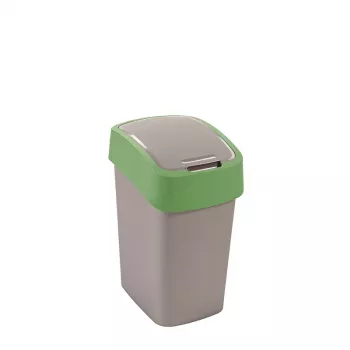 Curver Flip Bin coș de gunoi 25L, Argintiu/Verde