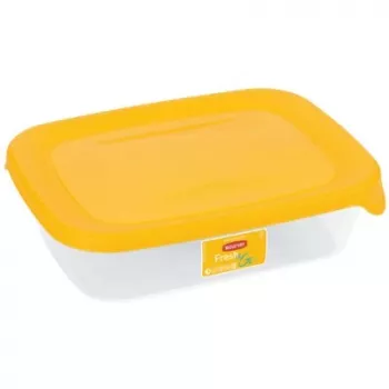 Recipient dreptunghiular pentru alimente CURVER Fresh&Go 5L galben