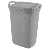 Cutie de rufe CURVER Knit 57L gri deschis
