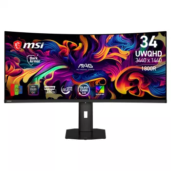 Monitor gaming curbat MSI 34 inch QD-OLED UWQHD 280Hz (9S6-3DE39T-003)