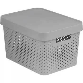 Cutie de depozitare Curver Infinity Recycled 17L 36x27x22cm gri