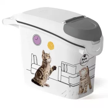 Recipient pentru depozitarea hranei pentru câini și pisici CURVER Pets Life 6 kg 15 L 23x50x36 cm