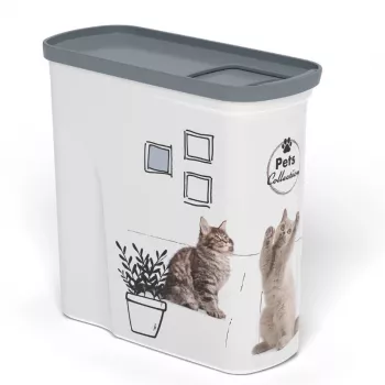 Recipient pentru depozitarea hranei pentru câini și pisici CURVER Pet Life 1,5 kg 2L