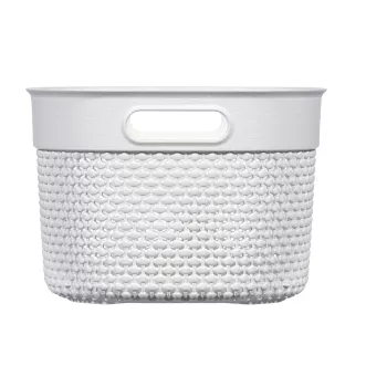 Coș CURVER Filo S 6L 26,6x22x15 cm alb
