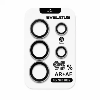 Protecție pentru obiectivul camerei Evelatus Samsung Galaxy S26 Ultra Armor Black