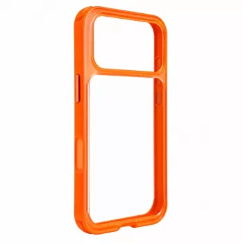 Evelatus Apple iPhone 17 Pro LiveCase Huscă hibridă cu suport PC+TPU Portocaliu