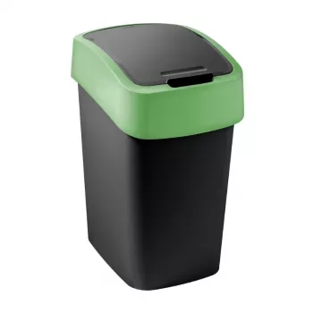CURVER Flip Bin 9L Coș de gunoi Negru/Verde