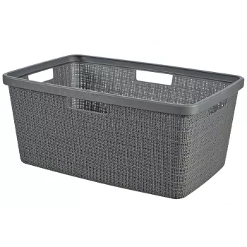 CURVER coș de rufe Jute 46L 59x39x26cm gri închis