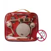 Stagg CPK 01 Junior Acoustic Drum Set for Children, 3-Piece Shell Pack with Snare and Crash Cymbal, Poplar Shells, Black