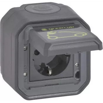 Legrand Plexo New priză Schuko 069708L aplicată IP55 gri