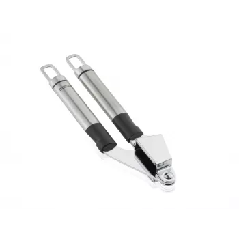 Presă de usturoi LEIFHEIT ProLine din oțel inoxidabil cu instrument de curățare integrat