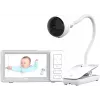 Baby monitor video Chillax DM685 Wi-Fi/FHSS cu unitate pentru părinți de 5