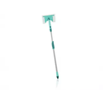Perie pentru faianță și baie LEIFHEIT cu mâner telescopic 93-150 cm, curățător baie Micro Duo