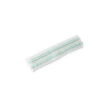 Husă de schimb din microfibre LEIFHEIT pentru ștergător de geamuri M, 32 cm, albă/turcoaz