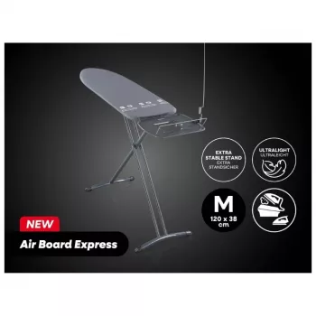 LEIFHEIT Air Board Express M Masă de călcat Neagră 120x38cm