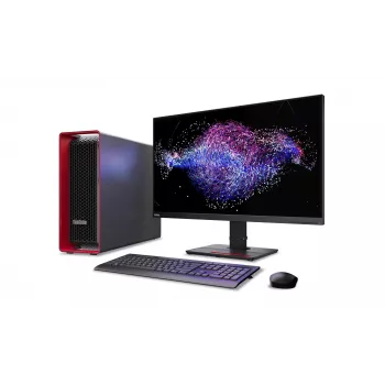 Lenovo ThinkStation P8 30HH00A3GE Stație de lucru tower, AMD Ryzen Threadripper PRO 9965WX, 128 GB RAM, 1 TB SSD, 1000W, Windows 11 Pro