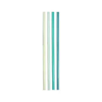 STANLEY Straw Set of 4 for The Quencher Travel Tumbler 0.89L, Reusable BPA-Free Plastic Straws, Green