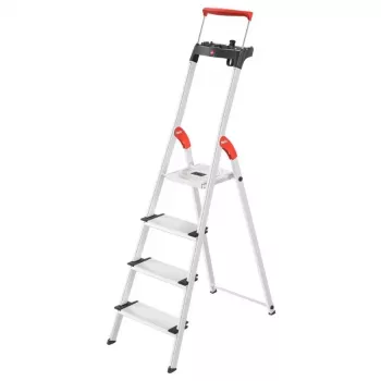 Scară de uz casnic din aluminiu HAILO L85 ComfortLine, 4 trepte