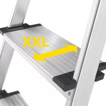 Scară de uz casnic din aluminiu HAILO L85 ComfortLine, 4 trepte