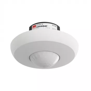 BEG 92186 Detector de mișcare PIR de tavan PD3-UP-1C RAL9010, 1 canal, montaj îngropat, alb pur