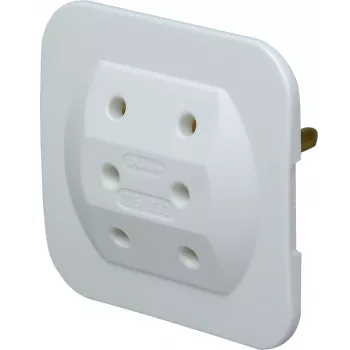 Kopp 174902005 Ștecher euro tip C, alb, 2,5 A, 250 V, borne cu șurub, automontaj