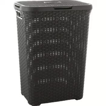 Curver Style 60L Cutie pentru rufe gri închis