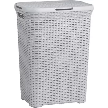 Curver Natural Style Coș pentru rufe 60L gri deschis