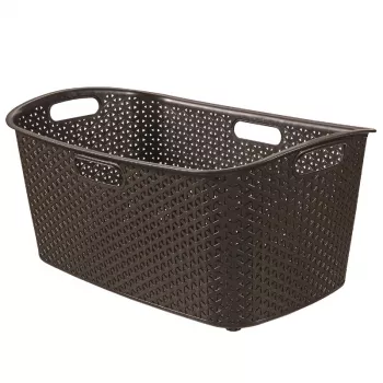 CURVER My Style Coș pentru rufe 47L maro închis 60x39x28cm