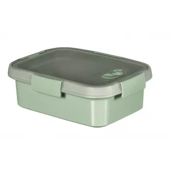 Cutie de păstrare alimente CURVER Lunch dreptunghiulară 1L Smart Eco To Go 20x15x7cm Soft Green