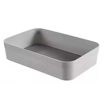 Coș de depozitare CURVER Infinity Recycled XL 23x15x5 cm gri