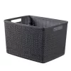 CURVER Coș Jute L 20L 36x28x23cm gri închis