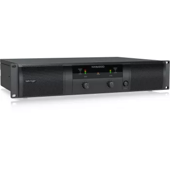 Behringer NX6000 Amplificator de putere Class D 2 x 3000W la 4 Ohmi cu DSP, negru