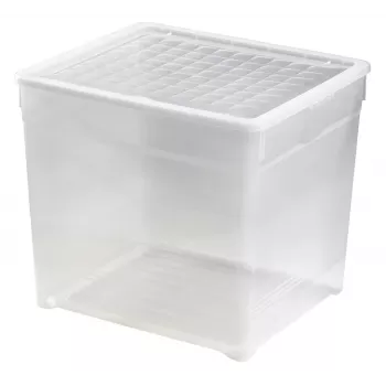 CURVER Cutie textilă cu capac 33L transparent 39,5x34,2x34,3cm