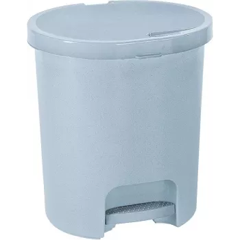 Coș de gunoi cu pedală Curver 25L rotund gri cu capac cu închidere lentă