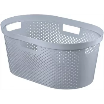 Coș de rufe CURVER Infinity Recycled 40L 59x39x27cm gri