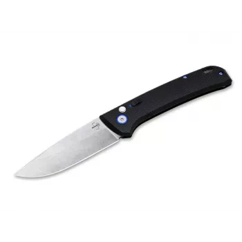 Cuțit pliant Böker Plus FRND Silver, oțel D2, Frame Lock, EDC
