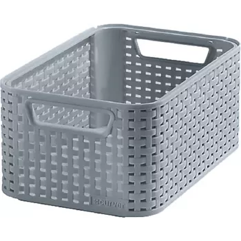 Cutie de depozitare CURVER Box Style S 28,5x19,4x13 cm gri deschis