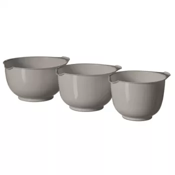 Set de 3 boluri de amestecat Curver 1,5L + 2L + 2,5L gri deschis