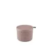 Coș rotund de depozitare CURVER Jute cu capac 2L roz 17x13cm