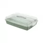 Cutie dreptunghiulară de transport tort Curver 45x29,5x11,1 cm verde