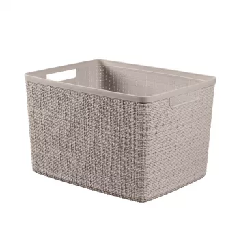 Coș CURVER Jute L 20L 36x28x23cm bej