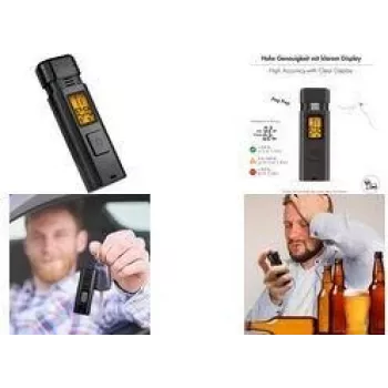 LogiLink Etilotest cu afișaj LCD, Negru